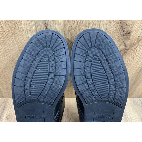 Dockers Dress Shoes Mens 7.5 M Gordon Oxford Black Leather Cap Toe 90-2214 - Picture 13 of 16